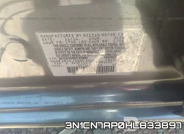 3N1CN7AP0HL833897 фото 10