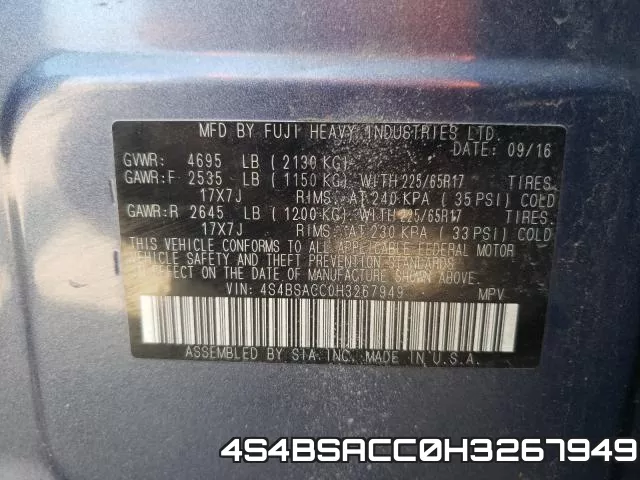 4S4BSACC0H3267949 фото 2