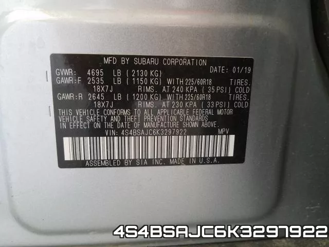 4S4BSAJC6K3297922 фото 2
