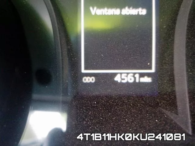 4T1B11HK0KU241081 фото 9