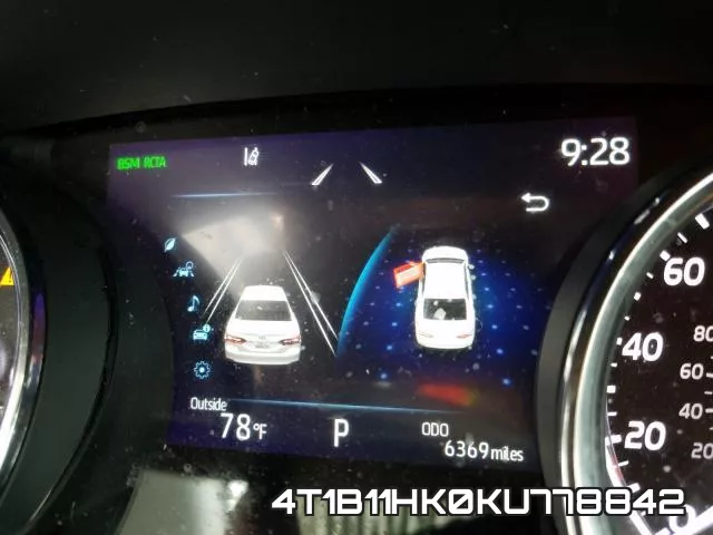 4T1B11HK0KU778842 фото 9