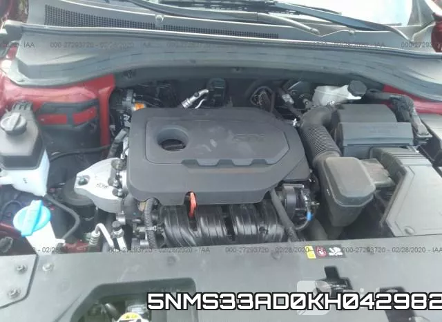 5NMS33AD0KH042982 фото 2
