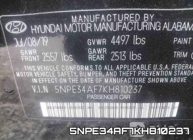 5NPE34AF7KH810237 фото 10