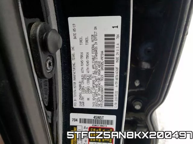 5TFCZ5AN8KX200497 фото 2