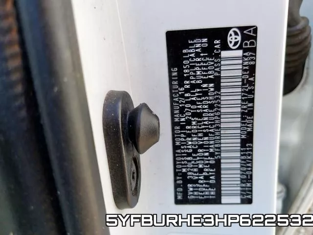 5YFBURHE3HP622532 фото 2