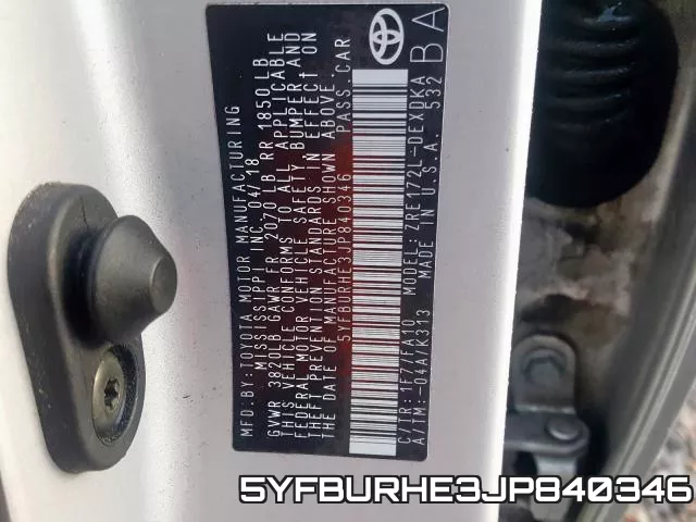 5YFBURHE3JP840346 фото 2