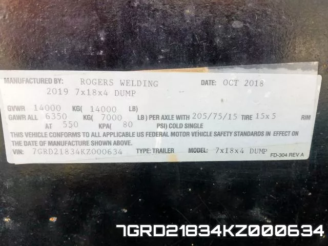 7GRD21834KZ000634 фото 2