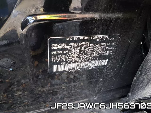 JF2SJAWC6JH563703 фото 2