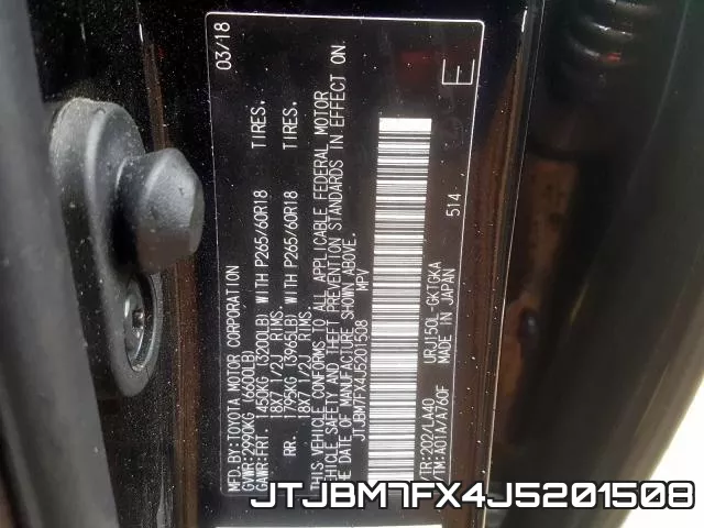 JTJBM7FX4J5201508 фото 2