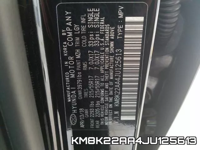 KM8K22AA4JU125613 фото 2