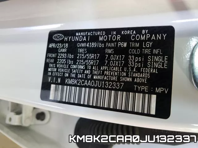 KM8K2CAA0JU132337 фото 2