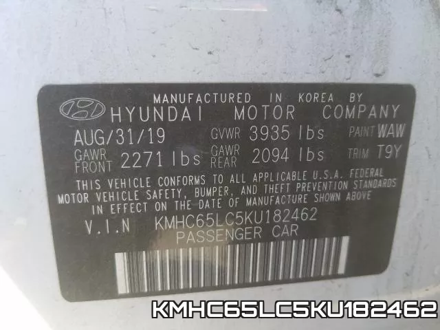 KMHC65LC5KU182462 фото 2