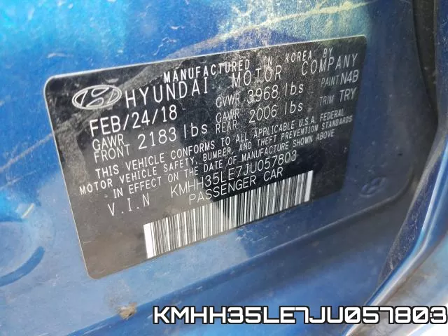 KMHH35LE7JU057803 фото 2