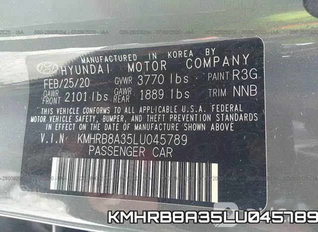 KMHRB8A35LU045789 фото 10