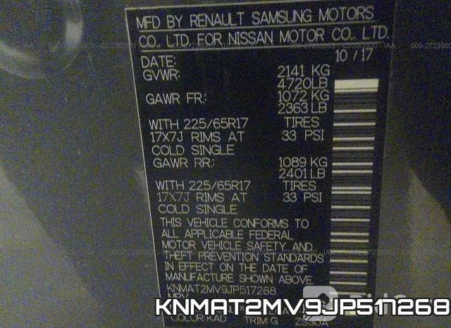 KNMAT2MV9JP517268 фото 10