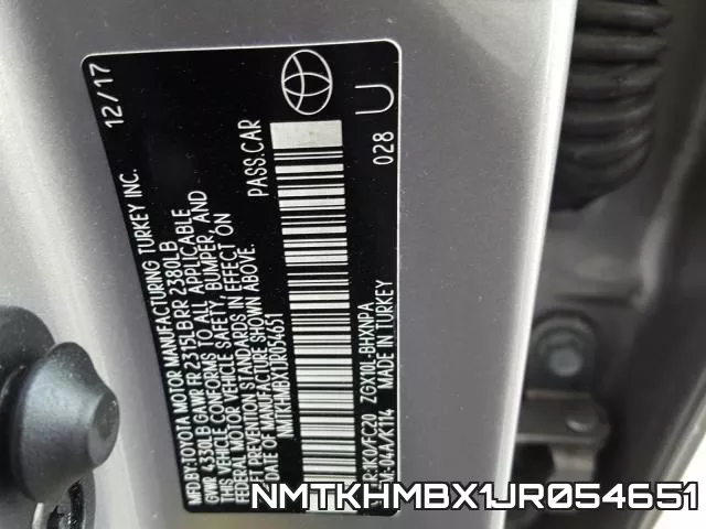 NMTKHMBX1JR054651 фото 2