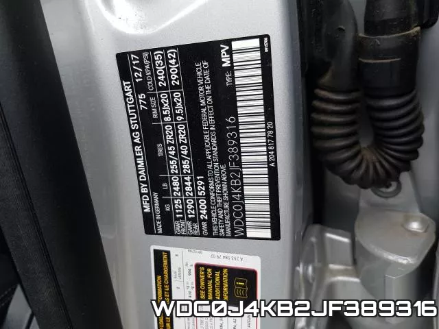 WDC0J4KB2JF389316 фото 2
