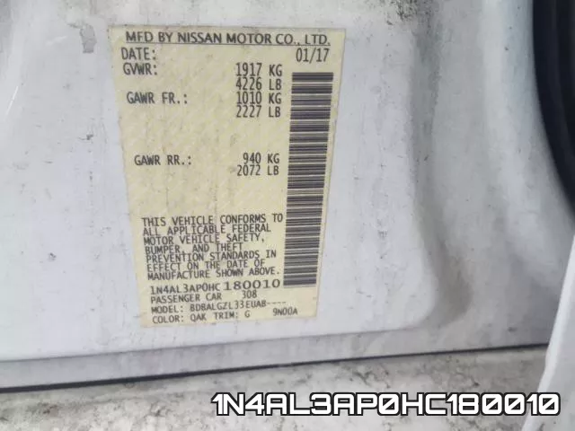 1N4AL3AP0HC180010 фото 2