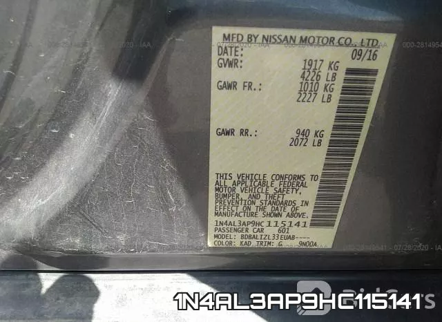 1N4AL3AP9HC115141 фото 10