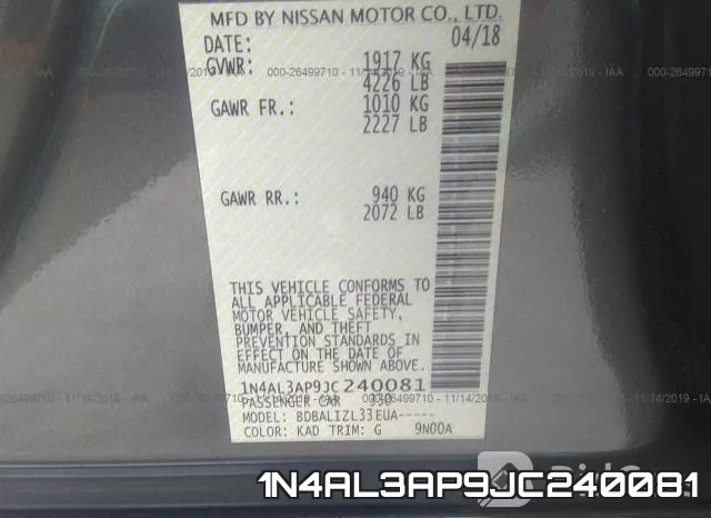 1N4AL3AP9JC240081 фото 10
