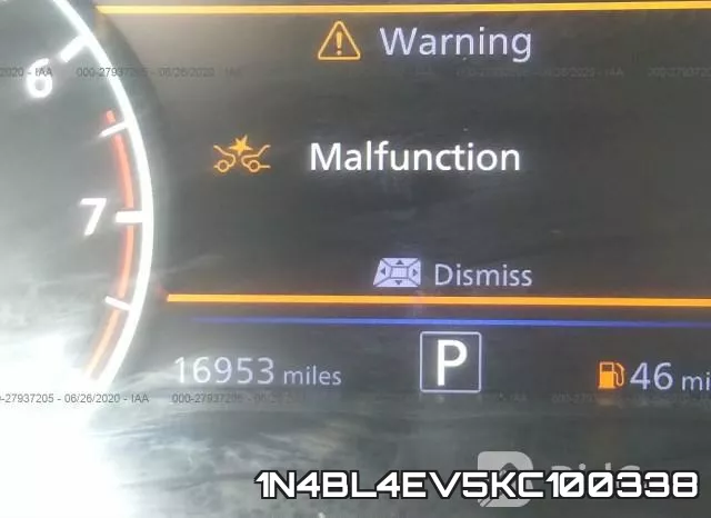 1N4BL4EV5KC100338 фото 8
