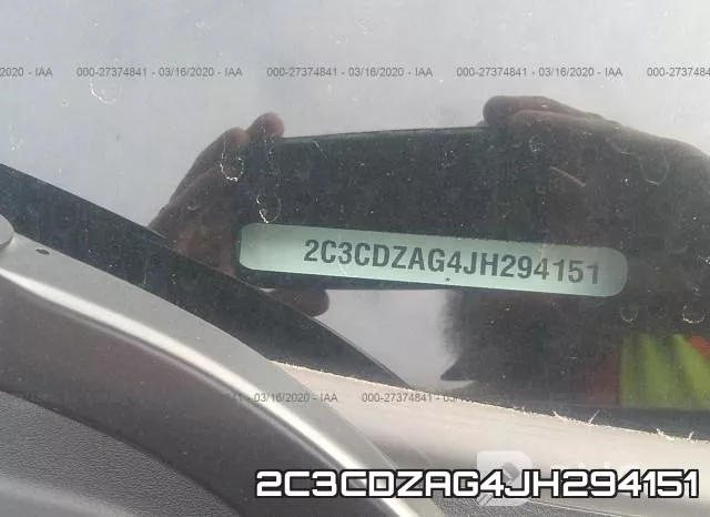 2C3CDZAG4JH294151 фото 10