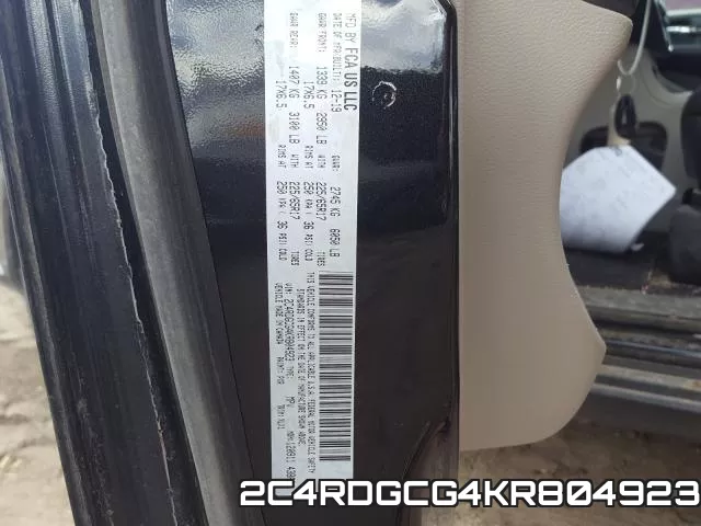 2C4RDGCG4KR804923 фото 2