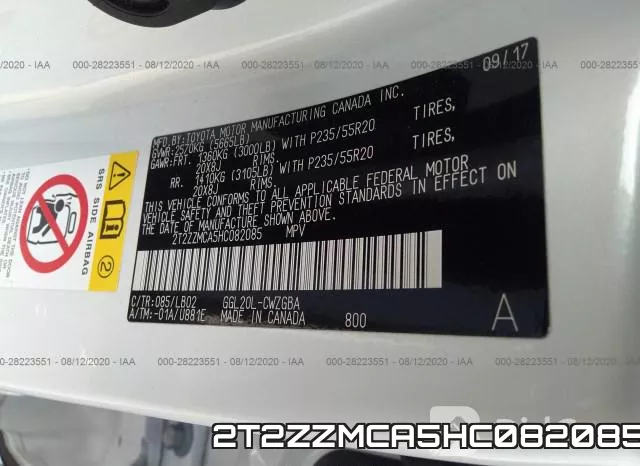 2T2ZZMCA5HC082085 фото 10