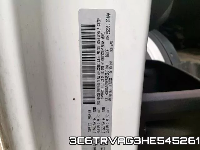 3C6TRVAG3HE545261 фото 2