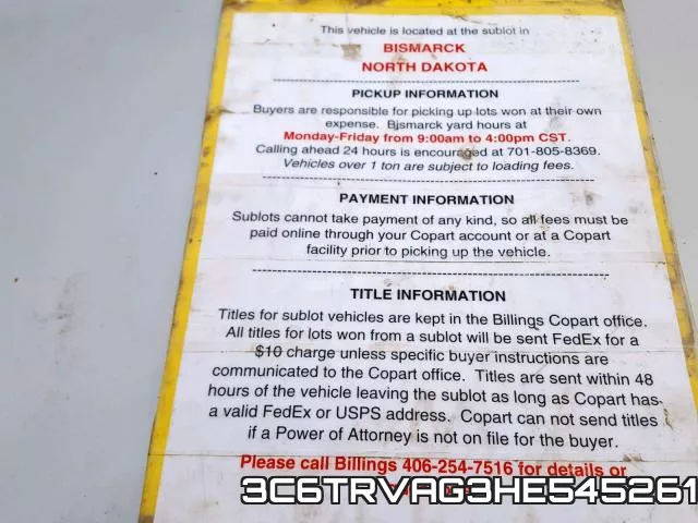 3C6TRVAG3HE545261 фото 10