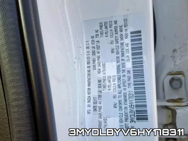 3MYDLBYV6HY178311 фото 2