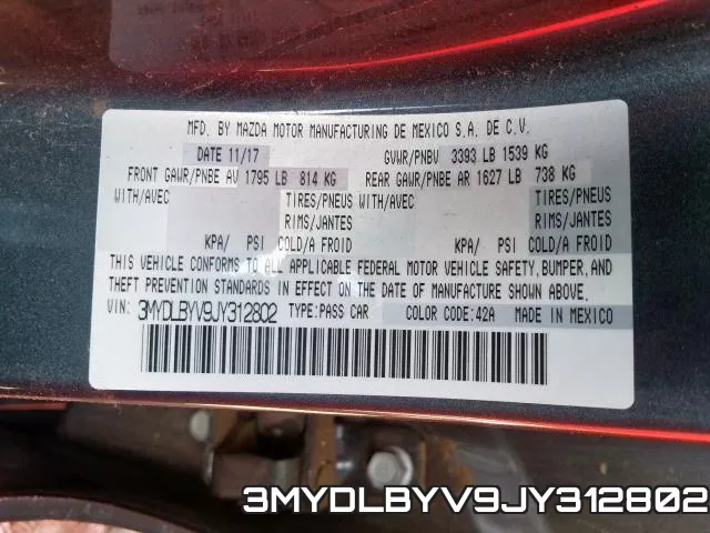 3MYDLBYV9JY312802 фото 2