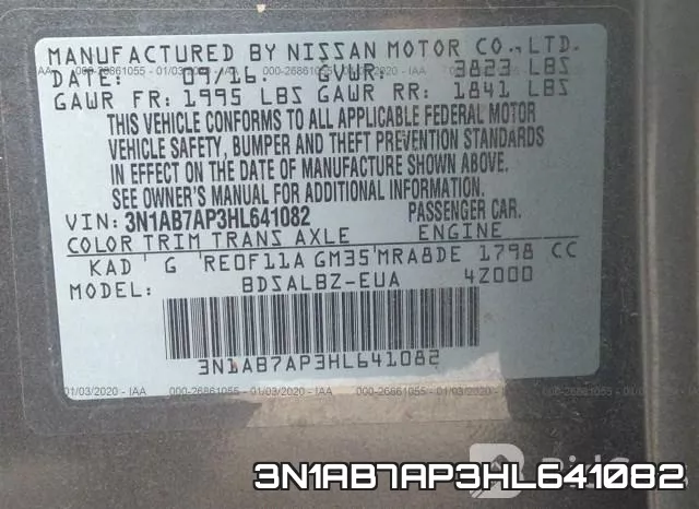 3N1AB7AP3HL641082 фото 10