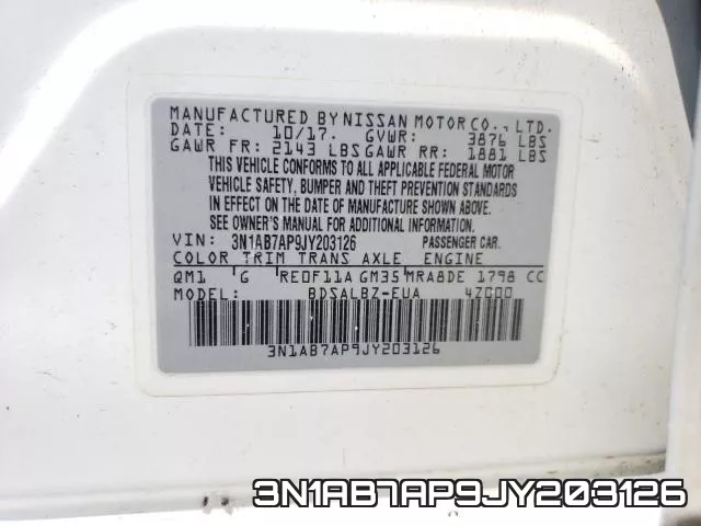3N1AB7AP9JY203126 фото 2
