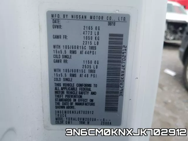 3N6CM0KNXJK702912 фото 2