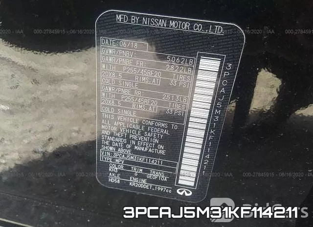 3PCAJ5M31KF114211 фото 10