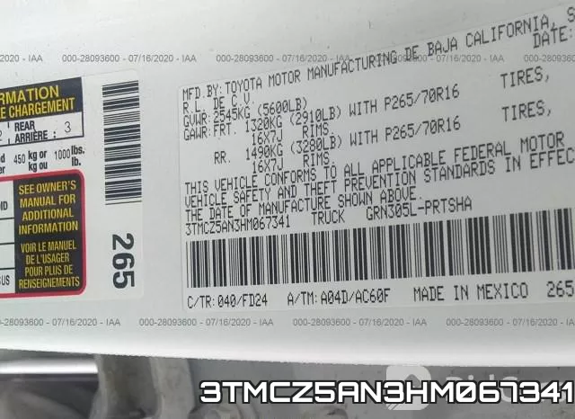 3TMCZ5AN3HM067341 фото 10