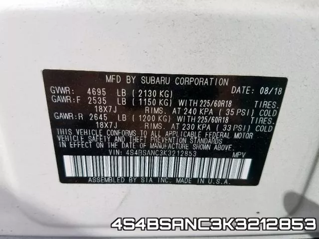 4S4BSANC3K3212853 фото 2
