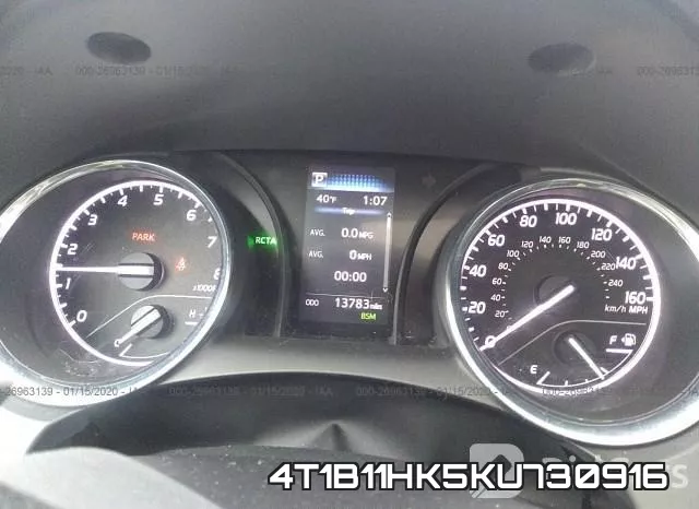 4T1B11HK5KU730916 фото 8