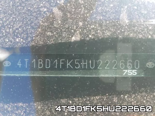 4T1BD1FK5HU222660 фото 2