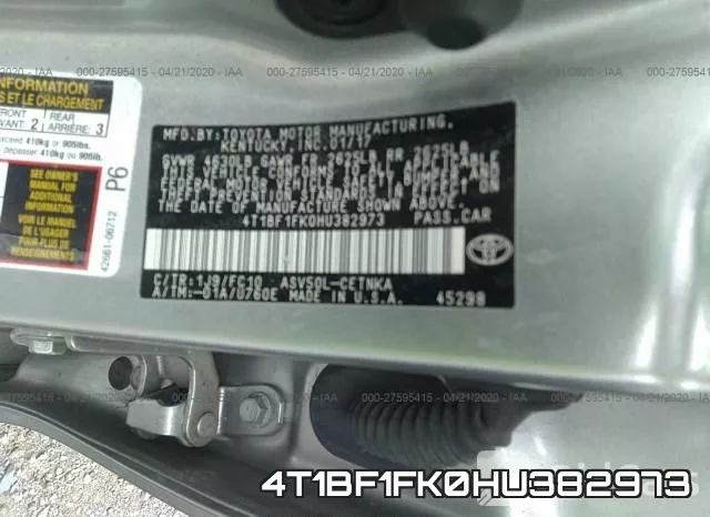 4T1BF1FK0HU382973 фото 10