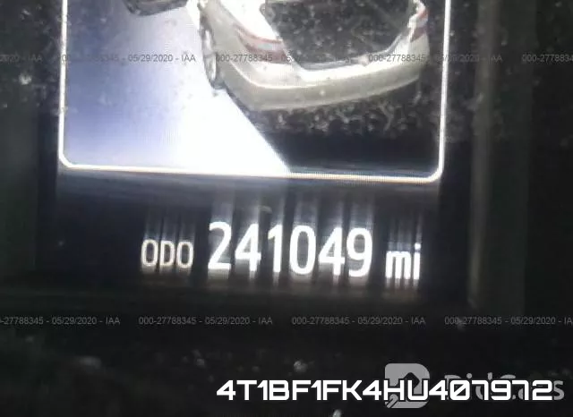 4T1BF1FK4HU407972 фото 8