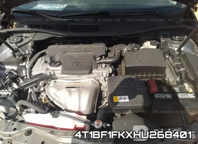 4T1BF1FKXHU268401 фото 2