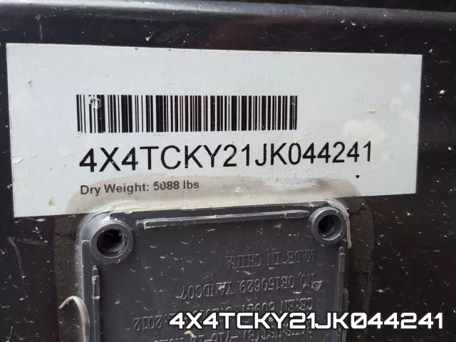 4X4TCKY21JK044241 фото 2