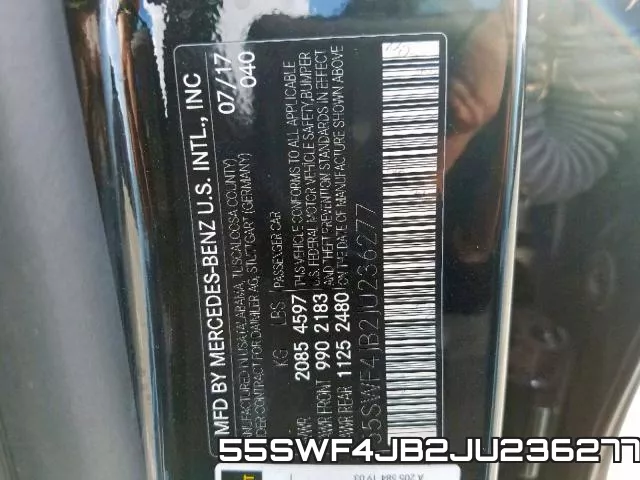 55SWF4JB2JU236277 фото 2