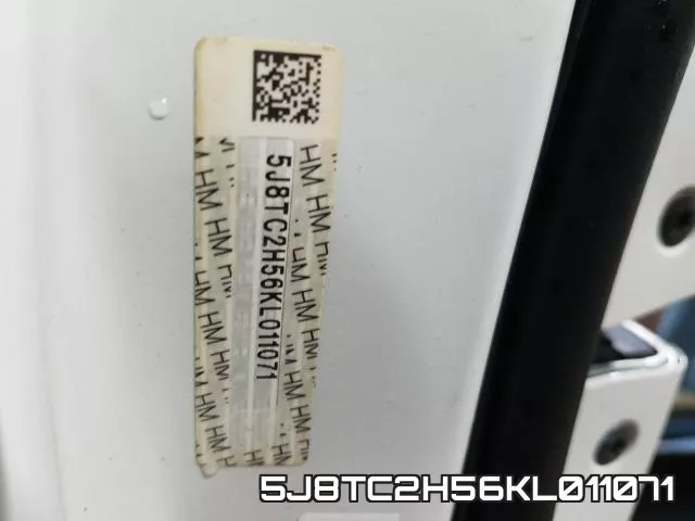 5J8TC2H56KL011071 фото 2
