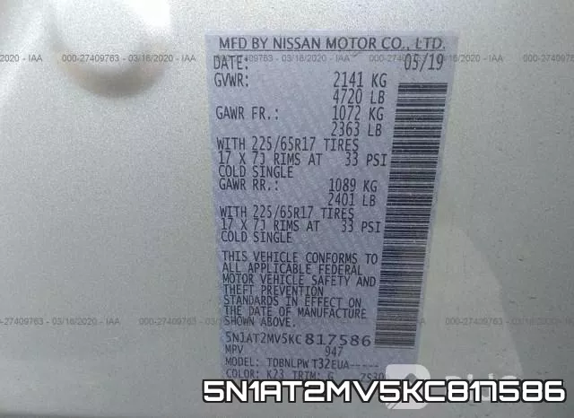5N1AT2MV5KC817586 фото 10