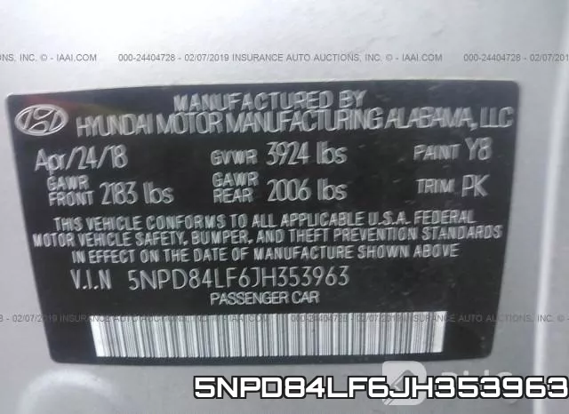5NPD84LF6JH353963 фото 10