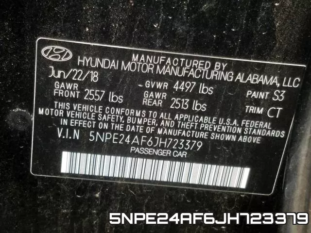 5NPE24AF6JH723379 фото 2