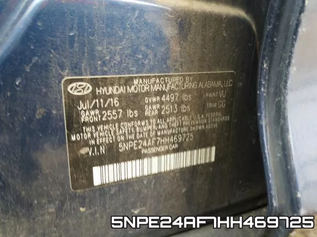 5NPE24AF7HH469725 фото 2